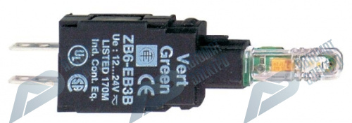 SE Светосигнальный модуль желтый LED 110В фастон