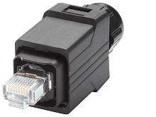 6GK1901-1BB10-6AA0 SIMATIC NET, IE RJ45 PLUG PRO, PUSH PULL IP65 РАЗЪЁМ ДЛЯ ПРЯМОГО МОНТАЖА НА TP КАБЕЛЯ 2X2 (В УПАКОВКЕ 1 ДУПЛЕКСНЫЙ СОЕДИНИТЕЛЬ)