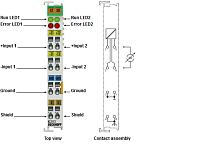 Beckhoff. 2-канальный модуль аналогового входа 4…20 мA, дифференциальный вход,16 бит - KS3122 Beckhoff