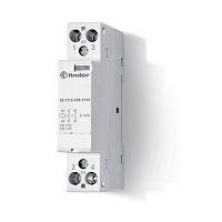 Finder Модульный контактор; 2NC 32А; контакты AgNi; катушка 240В АС/DC; ширина 17.5мм; степень защиты IP20; опции: мех.индикатор; упаковка 1шт.