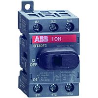 ABB OT16F4N2 Выключатель-разъединитель 4P 16А, на DIN-рейку или монтаж.плату(с резерв.ручкой)
